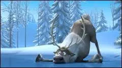 Comment s'appelle le renne de Christophe ?