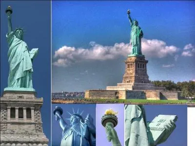 On sait que la tour Eiffel a été peinte dès sa réalisation. Elle est même repeinte plusieurs fois et, ceci, régulièrement. Mais, à votre avis, pour la statue de la liberté, comment a été choisie la couleur ?