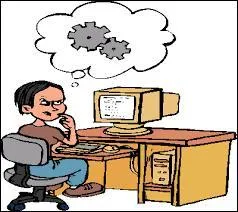 Quand une personne réfléchit, on dit qu'elle fait travailler...