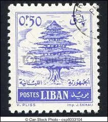 L'arbre figurant sur ce timbre est le célèbre emblème de ce pays, figurant aussi sur son drapeau. Il s'agit d'un :