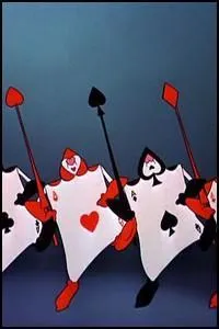 Dans quel long-métrage de Disney des cartes sont-elles au service d'une reine tyrannique ?