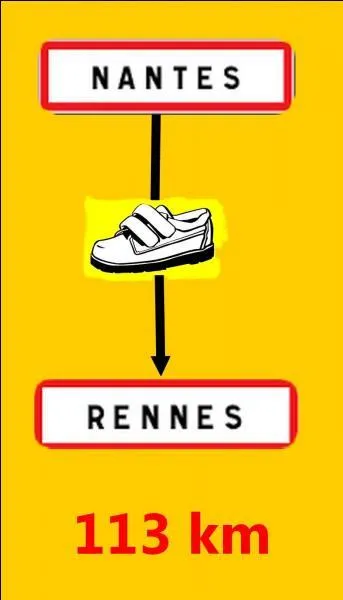 Je fais le voyage à pied à une vitesse moyenne de 5 km à l'heure environ. Quelle est la durée du trajet ?