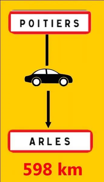 Je fais le voyage en voiture à une vitesse moyenne de 65 km à l'heure environ. Quelle est la durée du trajet ?