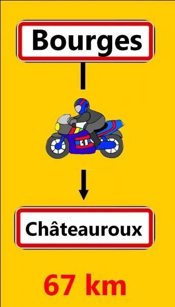 Je fais le voyage en moto à une vitesse moyenne de 80 km à l'heure environ. Quelle est la durée du trajet ?