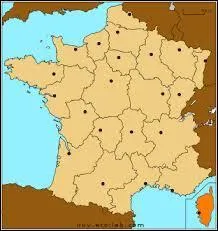 Quelle région est représentée sur la carte ?