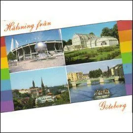 Observez cette carte postale et visitez la ville scandinave de Göteborg. Dans quel pays se trouve-t-elle ?