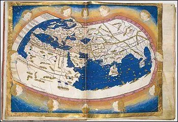 Voici une carte de l'écoumène de Ptolémée reconstituée en 1482. Qu'est-ce qu'un écoumène ?