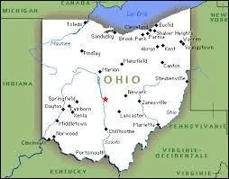 Quelle est la capitale de l'État d'Ohio situé au sud du lac Érié aux États-Unis ?