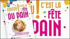 Du 11 au 17 mai, partout en France, assistons à la fête du pain dont c'est la 20ème édition et découvrons l'excelence ! 
Combien y a-t-il de fautes ?