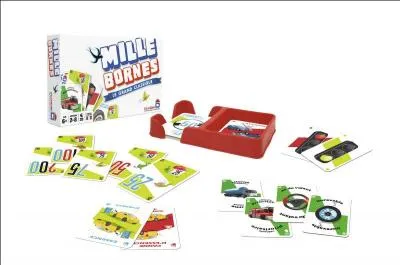 Dans le jeu le "1000 bornes", il faut jouer en respectant des règles basées sur le code de la route.