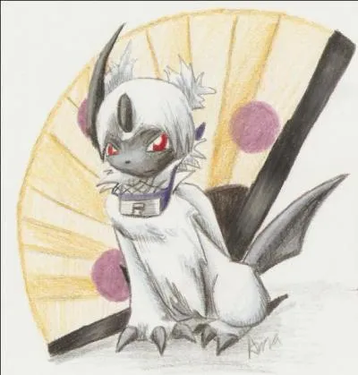 Voici la grande sur du Kage et du marionnettiste de Suna ! Elle s'est transformée en un Pokémon qui a pour réputation d'être annonciateur de désastre. Il s'agit de :