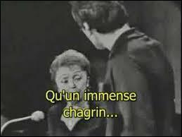 Trouvez le nom de cette chanson d'Édith Piaf, interprété pour la première fois en 1962 !