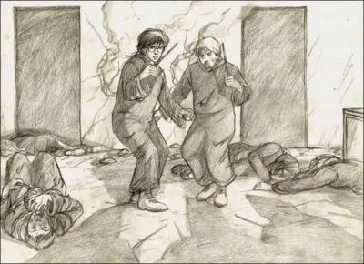 Ginny : "Que d'affreux souvenirs dans cet album ! Est-ce que vous reconnaissez la personne en bas à gauche ? Il s'agit..."