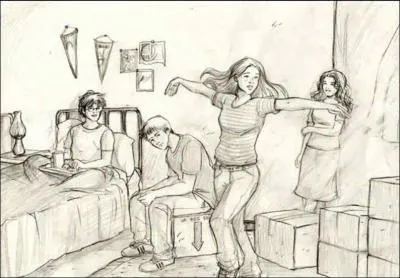 Ginny : "J'aime beaucoup cette photo, j'étais particulièrement douée pour imiter..."