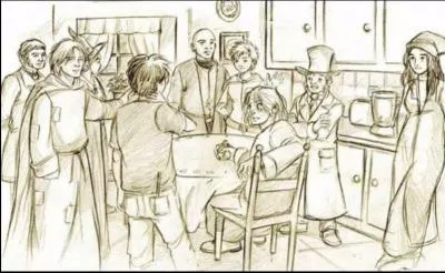 Harry : "Drôle de réunion à Privet Drive, n'est-ce pas ? Ces personnes venaient..."