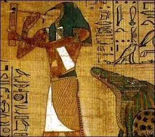 Dans les divinités invoquées pour la santé, on trouve le dieu Thôt à tête d'Ibis :