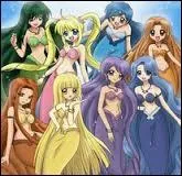 Cite les princesses sirènes dans l'ordre d'apparition.