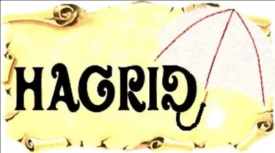 En quoi est faite la baguette d'Hagrid ?