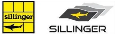 Dans quel domaine est spécialisée la marque "Sillinger", arborant un requin sur son logo ?