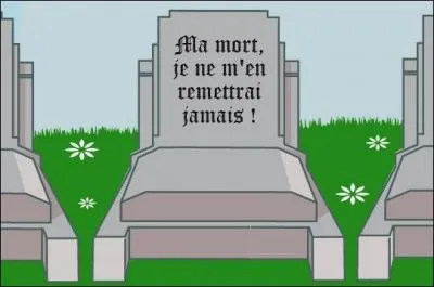 'Ci-gît Louis, ce pauvre Roi. On dit qu'il fut bon… mais à quoi ?