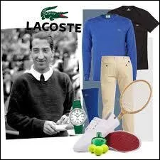 René Lacoste est un fameux champion de tennis français et fondateur de la non moins fameuse marque au crocodile "Lacoste". Au fait, sauriez-vous me dire pourquoi à l'époque, la presse américaine lui a attribué le surnom de "crocodile" ?
