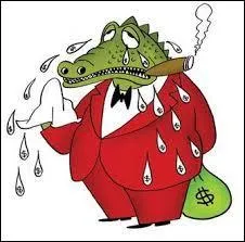 En se référant à la fameuse expression, comment pourrait-on qualifier une personne versant "des larmes de crocodile" ?