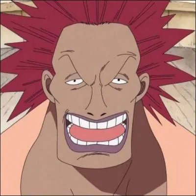 Comment s'appelle l'homme de Shanks vu sur le bateau de Barbe Blanche lors de la première apparition de celui-ci ?