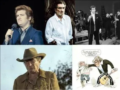 Parlons de Claude Moine. On ne peut pas dire qu'il porte bien son nom, même s'il a interprété une chanson mettant en scène un prêtre. Il est un des premiers chanteurs français à avoir interprété ce style de chanson en provenance des USA. En plus, il est un connaisseur du cinéma de ce pays.
Connaissez-vous son pseudo ?