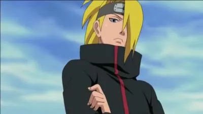 Je suis un membre de l'Akatsuki. Je suis un fan des explosions et pense que l'art est éphémère. Je suis :