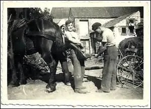 Ce comédien est habillé pour l'hiver selon une expression familière et Jacques Audiberti ! En effet, ce dernier dit du premier : « Vêtu de bric et de broc, qui traîne un pardessus brumeux, les poches pleines de coquillages... ».