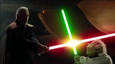 Qui réussit à faire fuir Dooku ?