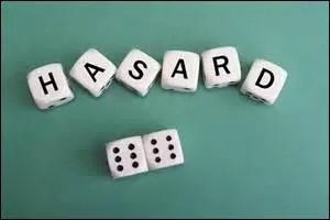 La « chance » est due au hasard. De quel verbe vient le substantif mis entre guillemets ?