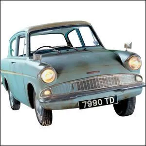 Quelle est la marque de la voiture volante de Mr. Weasley ?
