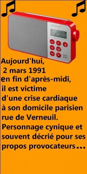 Quelle est la bonne réponse ?