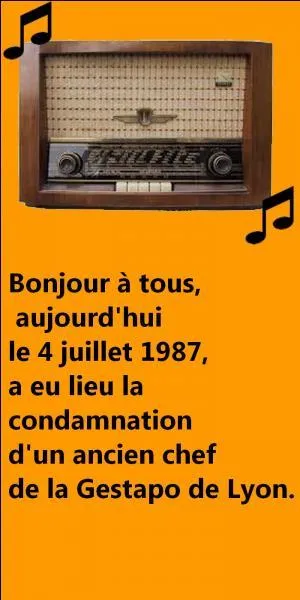 Quelle est la bonne réponse ?