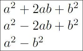 Quel rapport est égal à (A + B)² ?