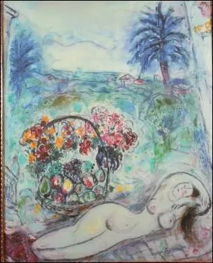 Qui a peint "Nu au panier de fleurs" ?