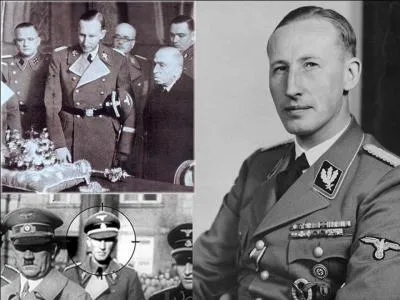 Restons en Allemagne. Ce triste sire a été l'un des pires bourreaux de la clique nazie. Il organisera la lutte contre les Juifs et les commissaires politiques de l'URSS. Adjoint du ministre de l'Intérieur nazi, il sera l'un des organisateurs de la lutte antijuive. Il meurt des conséquences d'un attentat.
Qui est ce sale type ?