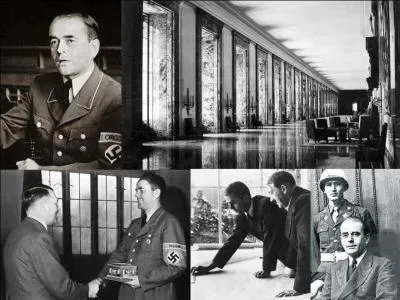 Allons en Allemagne. Il fut l'un des pires nazis en étant l'un des organisateurs du travail forcé dans les camps. A Nuremberg, il osa affirmer qu'il avait pensé faire un attentat au gaz contre Hitler, mais, avait dû y renoncer, car il n'avait pas trouvé une échelle. A son poste, c'était plus que bizarre ! 
Qui est ce (très) proche d'Hitler ?