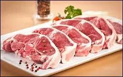 Où prélève-t-on les côtelettes de filet d'agneau ?