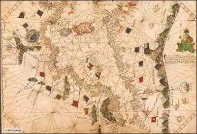 Les cartes-portulans n'avaient pas de nord ni de sud.