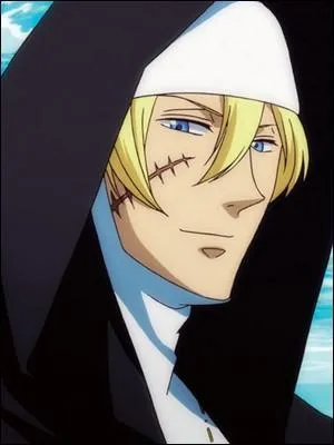 Dans cet anime la bonne s�ur n'est autre qu'un... &eacute;norme malabar &eacute;motionnellement coinc&eacute; qui saigne abondamment de la cicatrice qu'il a sur la joue d&egrave;s que sa ch&eacute;rie le rabroue. Il s'agit de&nbsp; :