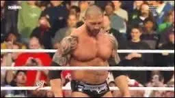 Après ce match ; Batista intervient sur le gagnant et devient champion :