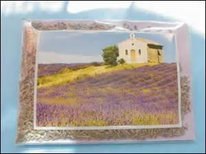 De quelle région française cette carte postale typique, parfumée, est-elle caractéristique ?