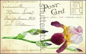 Imaginez juste un instant que cette carte postale à l'iris vous ait été expédiée du Parc floral de la Beaujoire. Dans quel département se trouve votre correspondant ?