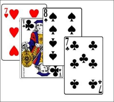 - Vous êtes de vrais geek plein d'acné, vous êtes pathétiques. Voilà ma question : "Quelle carte faut-il ajouter à cette main pour obtenir un brelan ?"