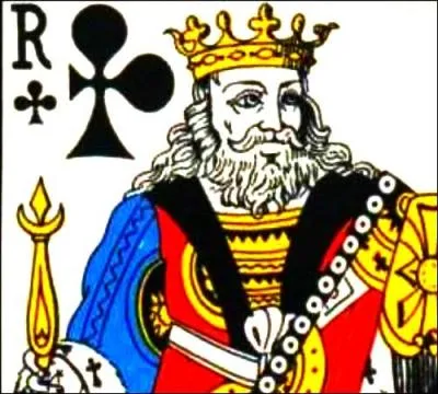 - Les cartes à jouer ? C'est un bon thème. "Les quatre Rois représentés sur les cartes de jeu françaises sont Charlemagne, Jules César, David... Et ?"