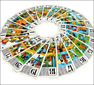 - Ou alors, petite variante avec le tarot. "A part les 4 couleurs classiques, de quoi est également constitué un jeu de tarot de Marseille ?"