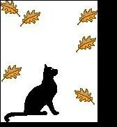 En septembre, que font les feuilles sur la route de l'école ?