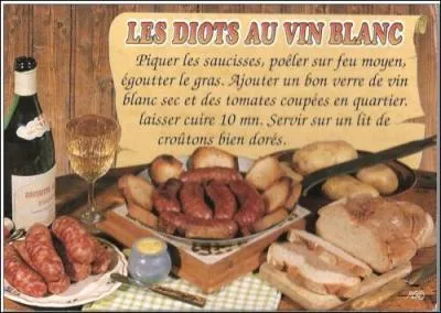 Voilà une recette très goûteuse dont vous donnerez des nouvelles. D'où vient cette carte postale ?